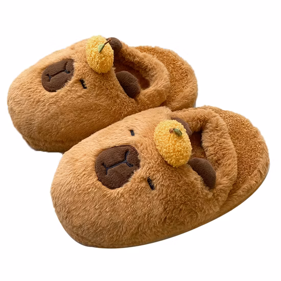 La coutume mignonne de chaussures de nouveauté de Shoess de peluche d'intérieur joue la pantoufle animale de panda